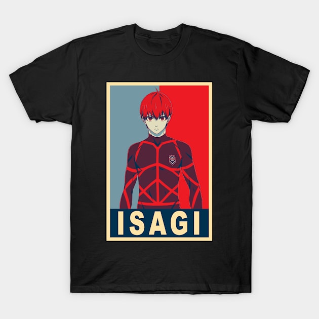 Isagi Yoichi Poster T-Shirt by Jack Jackson